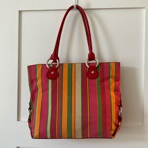 Leather and Canvas Tote